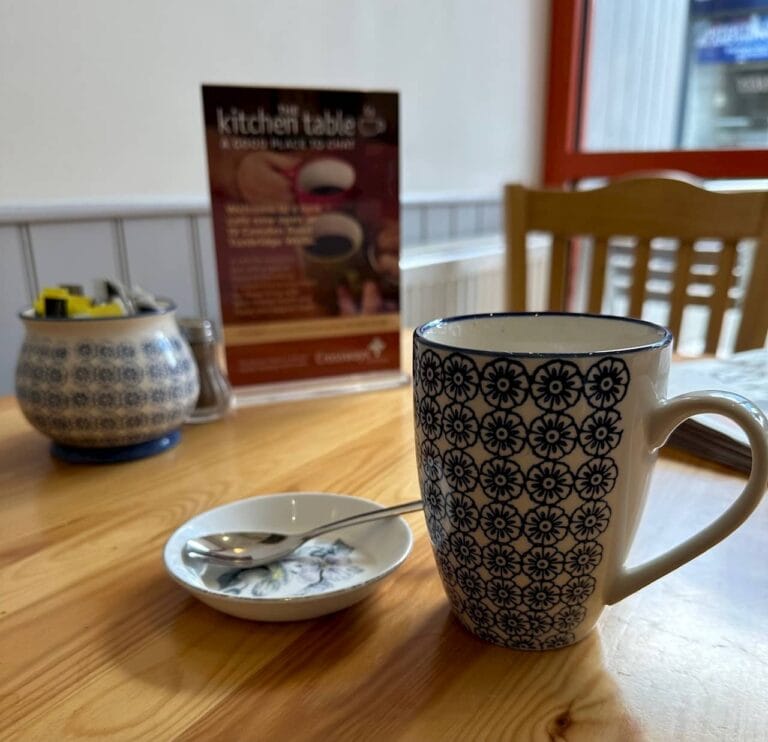 Mug of Coffee on Table