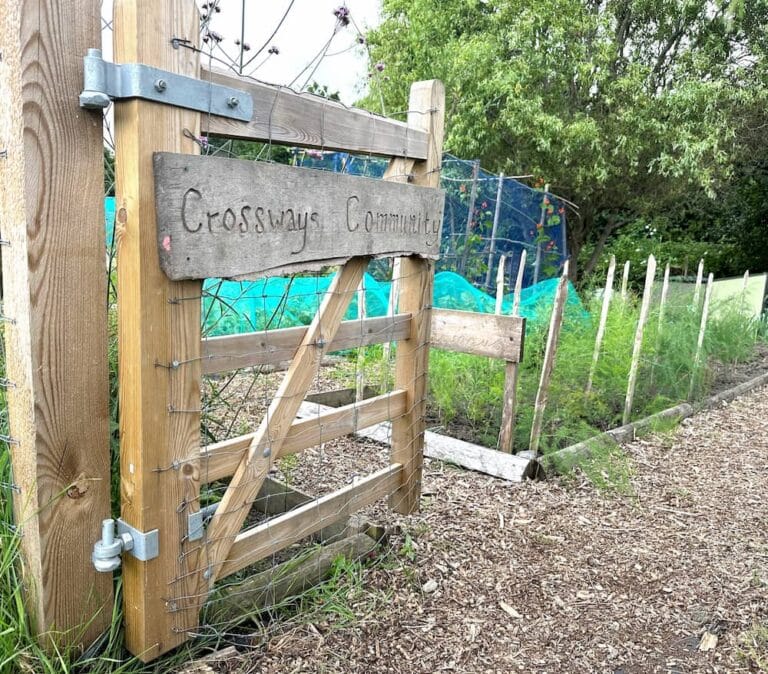 Entrance to Crossways Garden