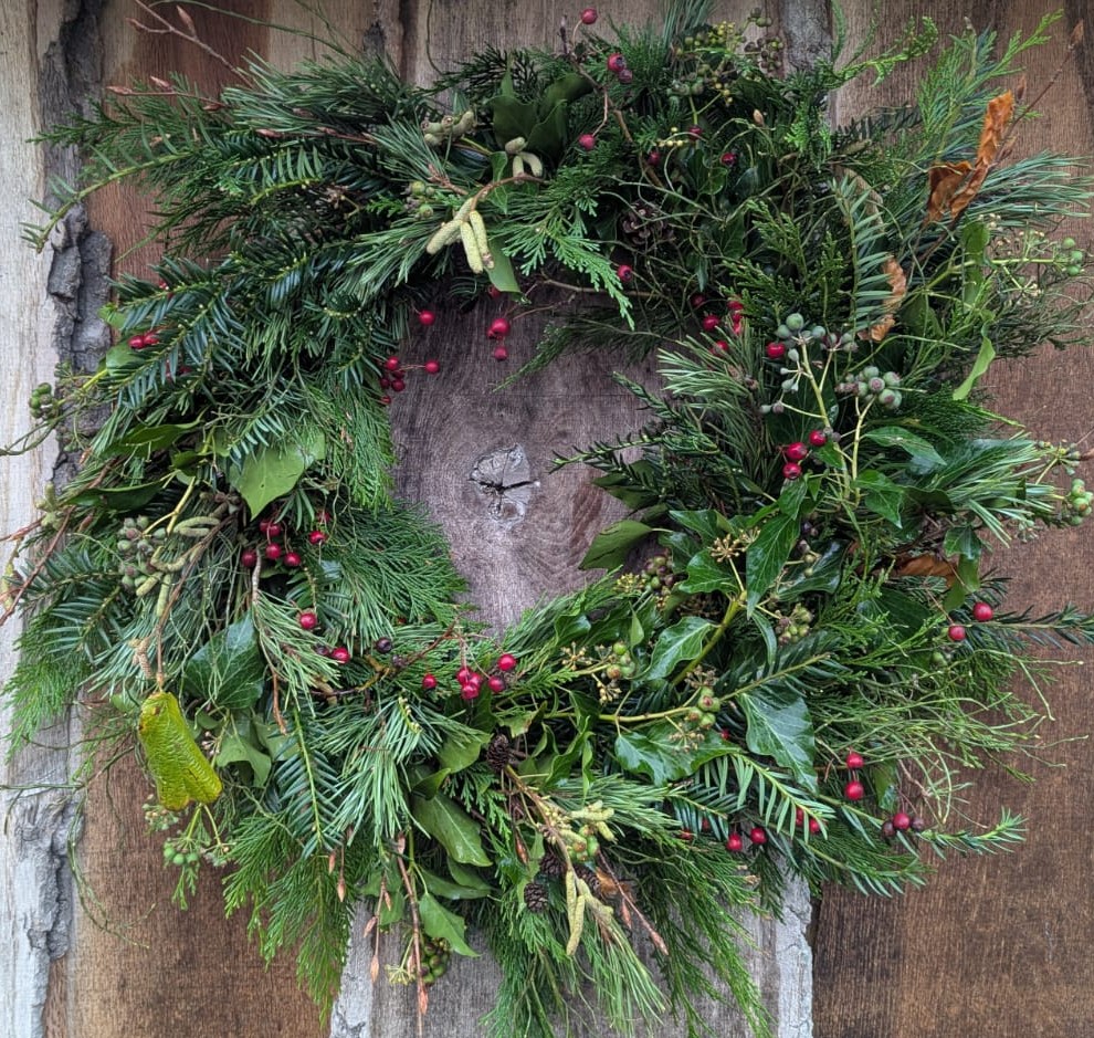Book now!  Christmas Wreath Workshop